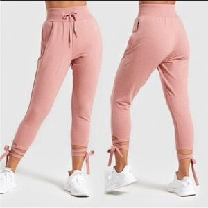 Gymshark Ark High Wasted Joggers Blush Pink size: Medium